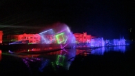Chương trình ánh sáng Laser ngoài trời đầy màu sắc RGB với máy chiếu màn hình nước nhà cung cấp